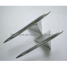 Pluma de escritorio magnético del Metal con la Base del triángulo (LT-C227)